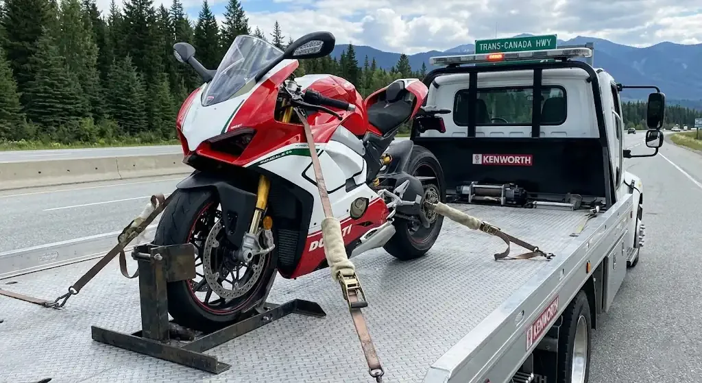 Richmond motorcycle tow truck service